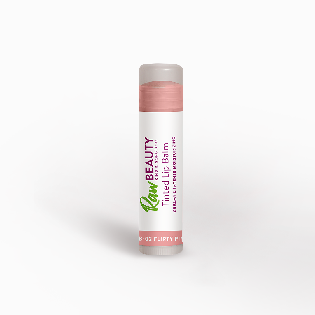 Raw Beauty Tinted Lip Balm Flirty Pink LB02