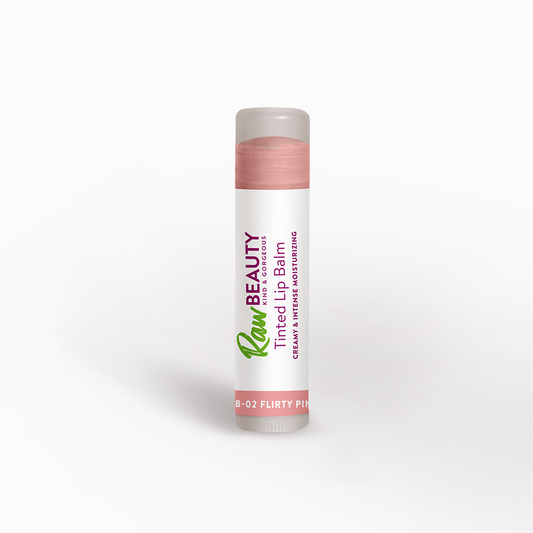 Raw Beauty Tinted Lip Balm Flirty Pink LB02