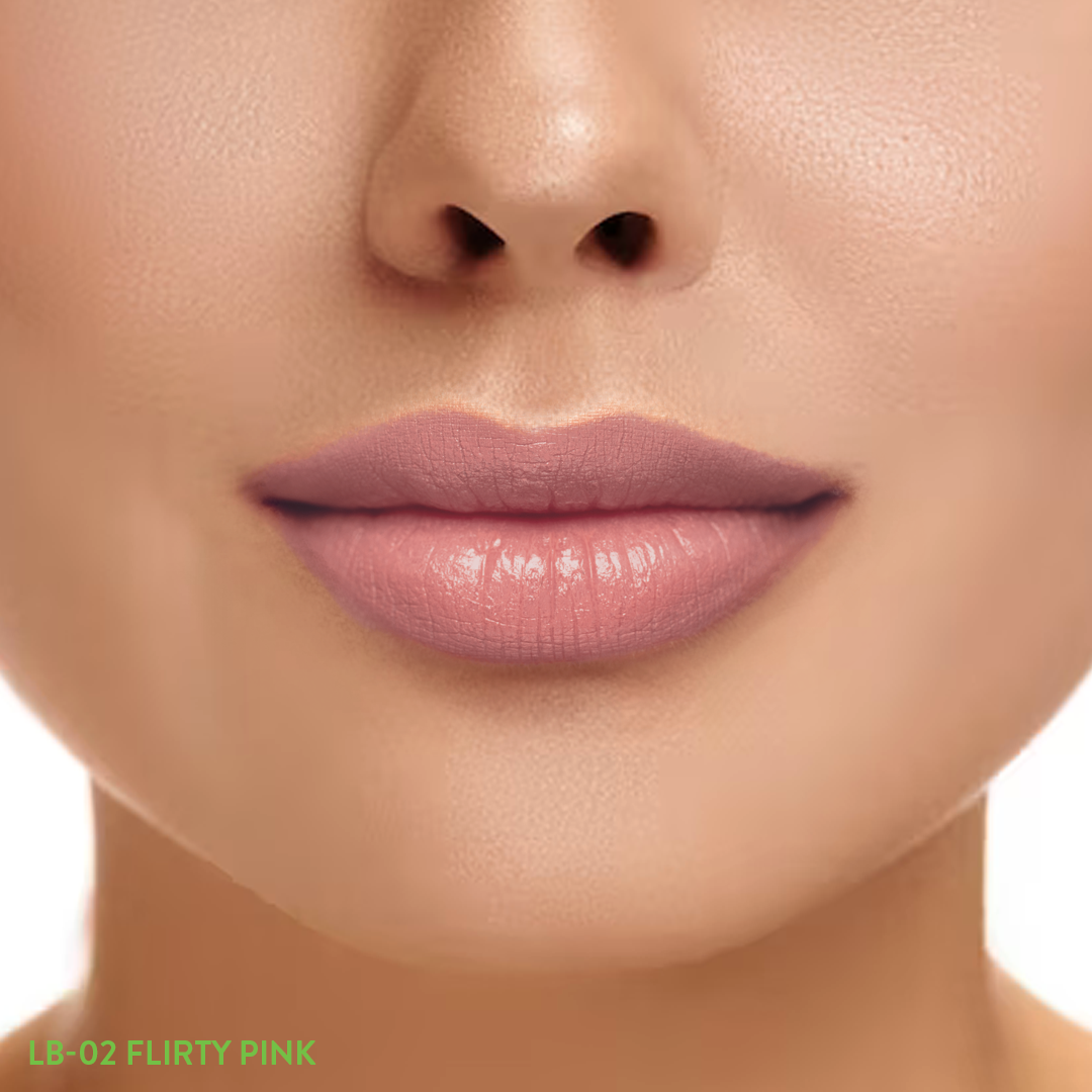 Raw Beauty Tinted Lip Balm Flirty Pink LB02