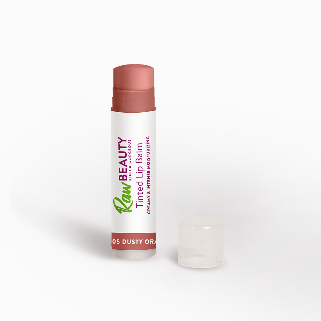 Raw Beauty Tinted Lip Balm Dusty Orange LB05