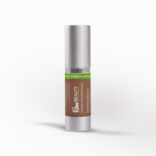 Liquid Foundation Chocolate Silk - Dark D-01