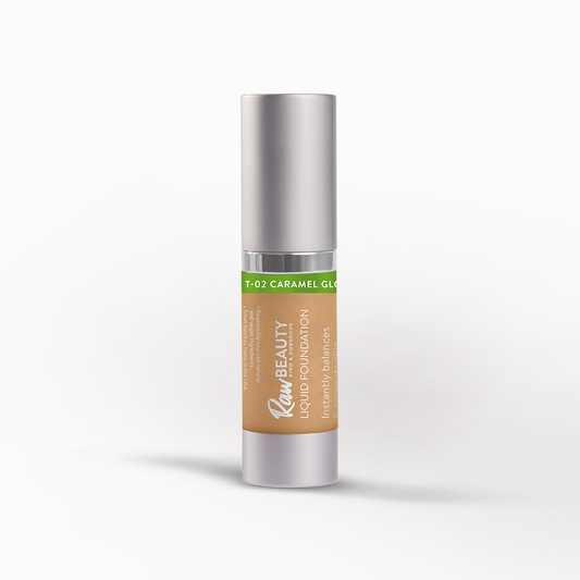 Liquid Foundation Caramel Glow - Tan T-02